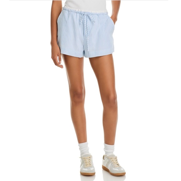 BLANKNYC Pants - BLANKNYC Yacht Race Shorts Blue White Striped Boxer Style XS NWT 5429242